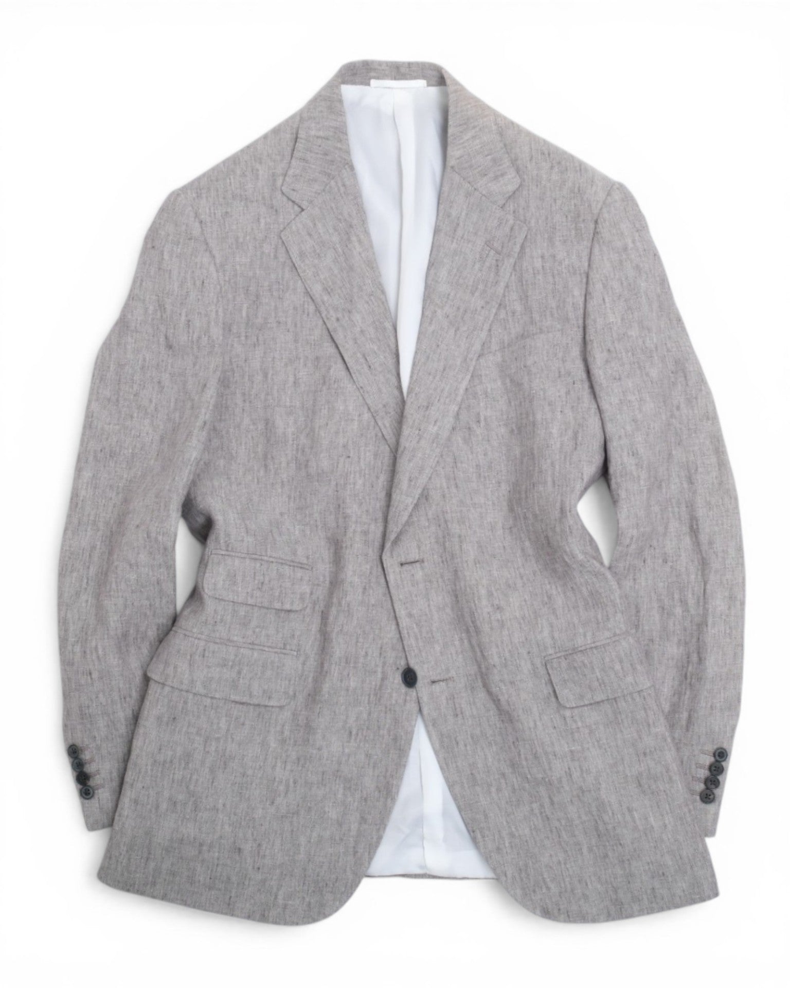 Light Grey Linen Sports Jacket