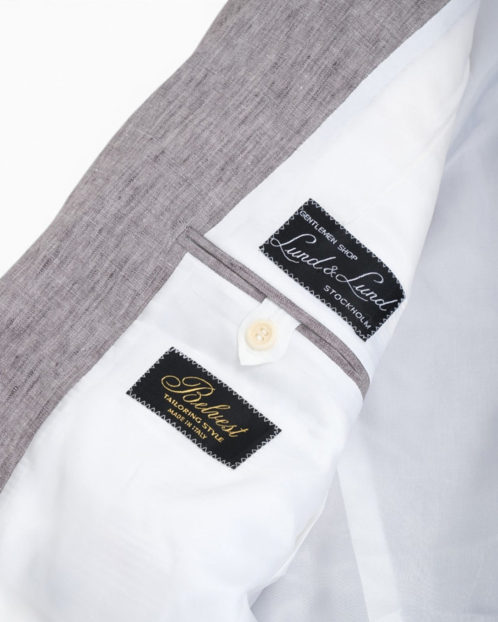 Light Grey Linen Sports Jacket