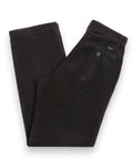 Mud Brown High-Rise Corduroy Trousers