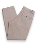 Stone Cotton High-Rise Trousers