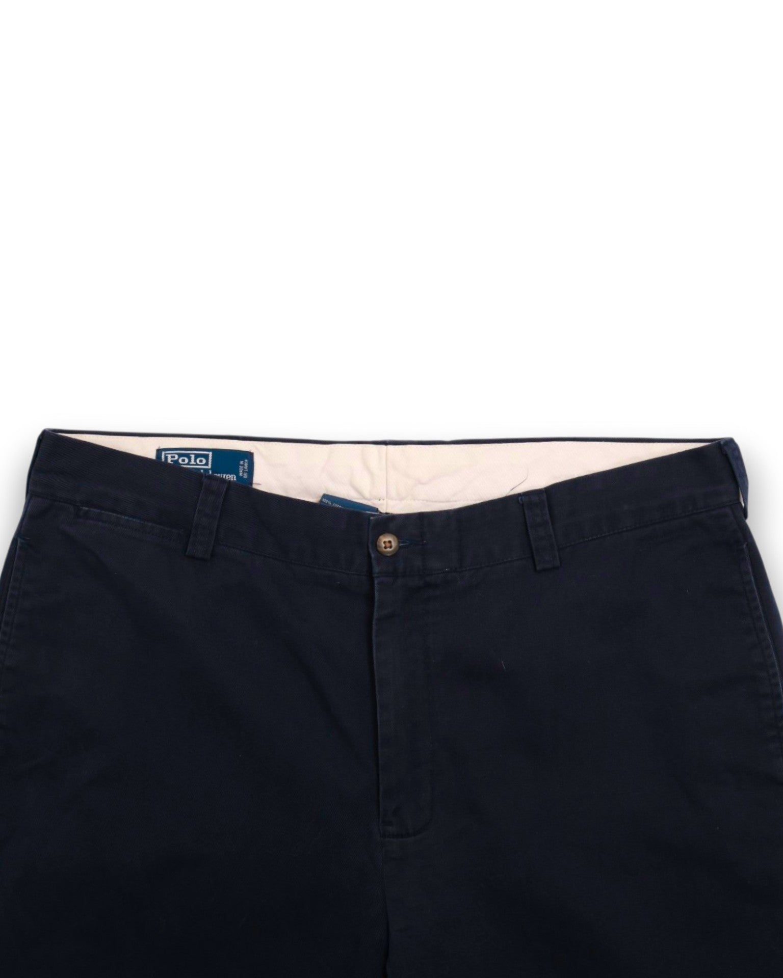 Navy Cotton Twill Chino trousers