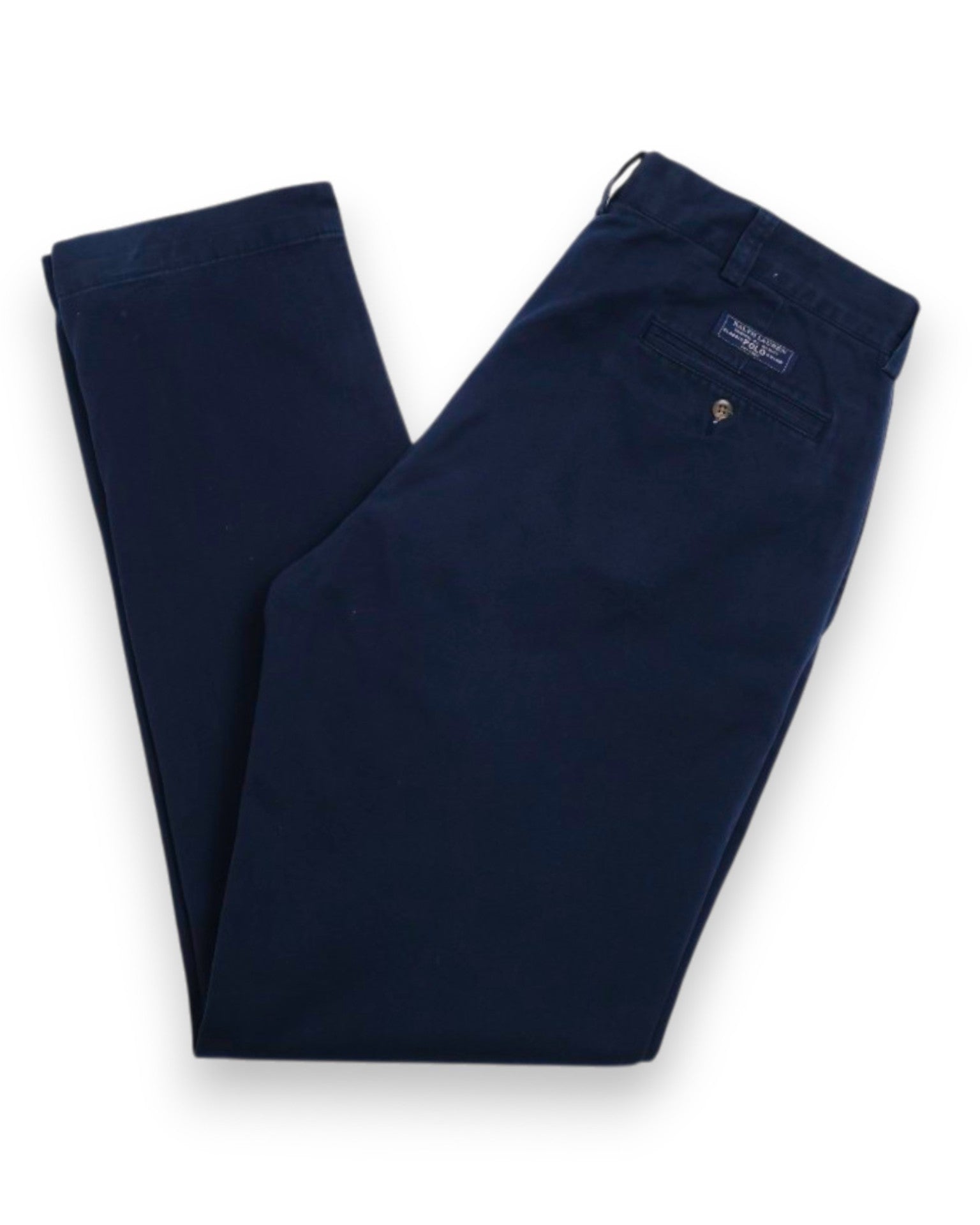 Navy Cotton Twill Chino trousers