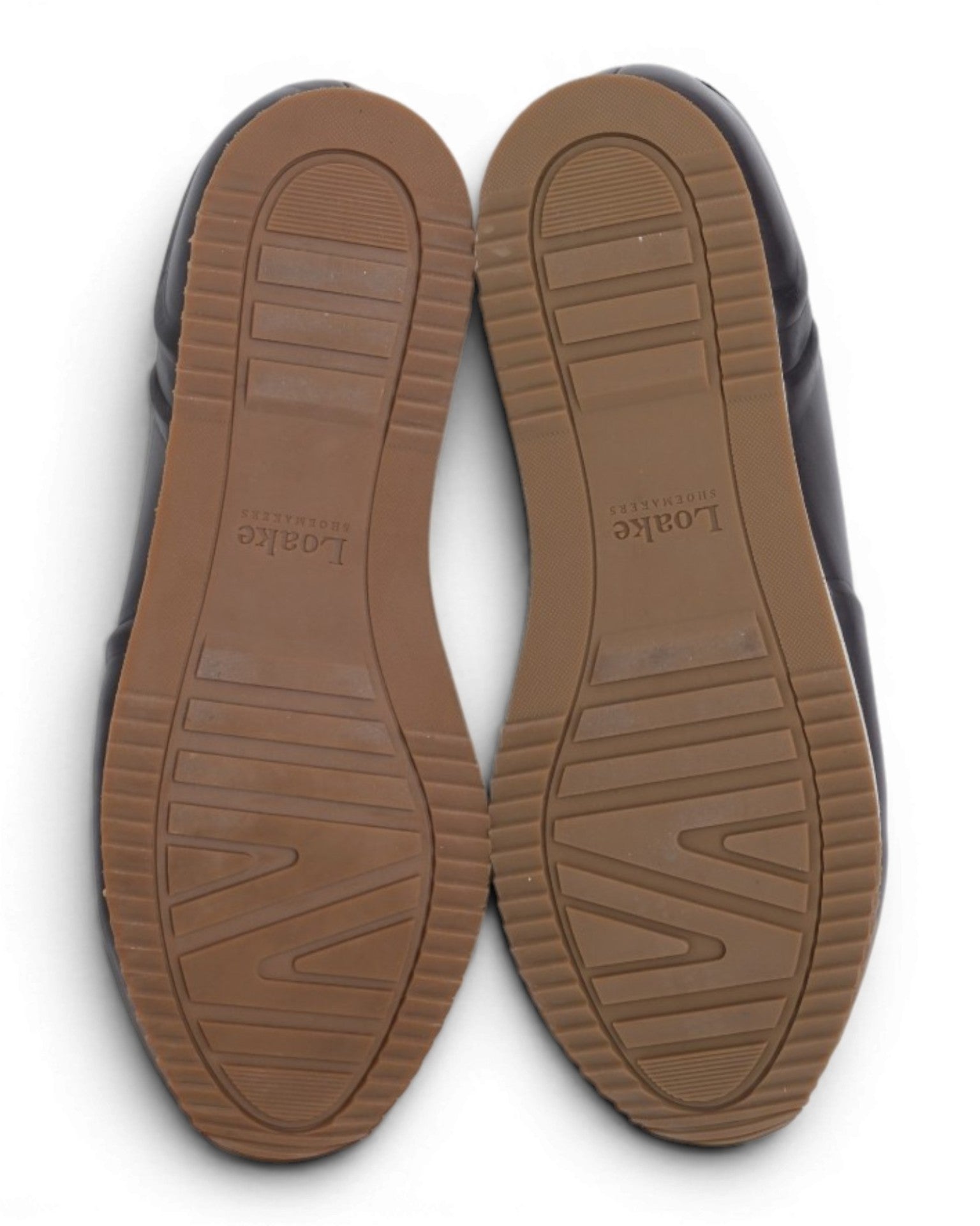 Navy Leather Runners