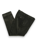 Dark Green Pleated Corduroy Trousers