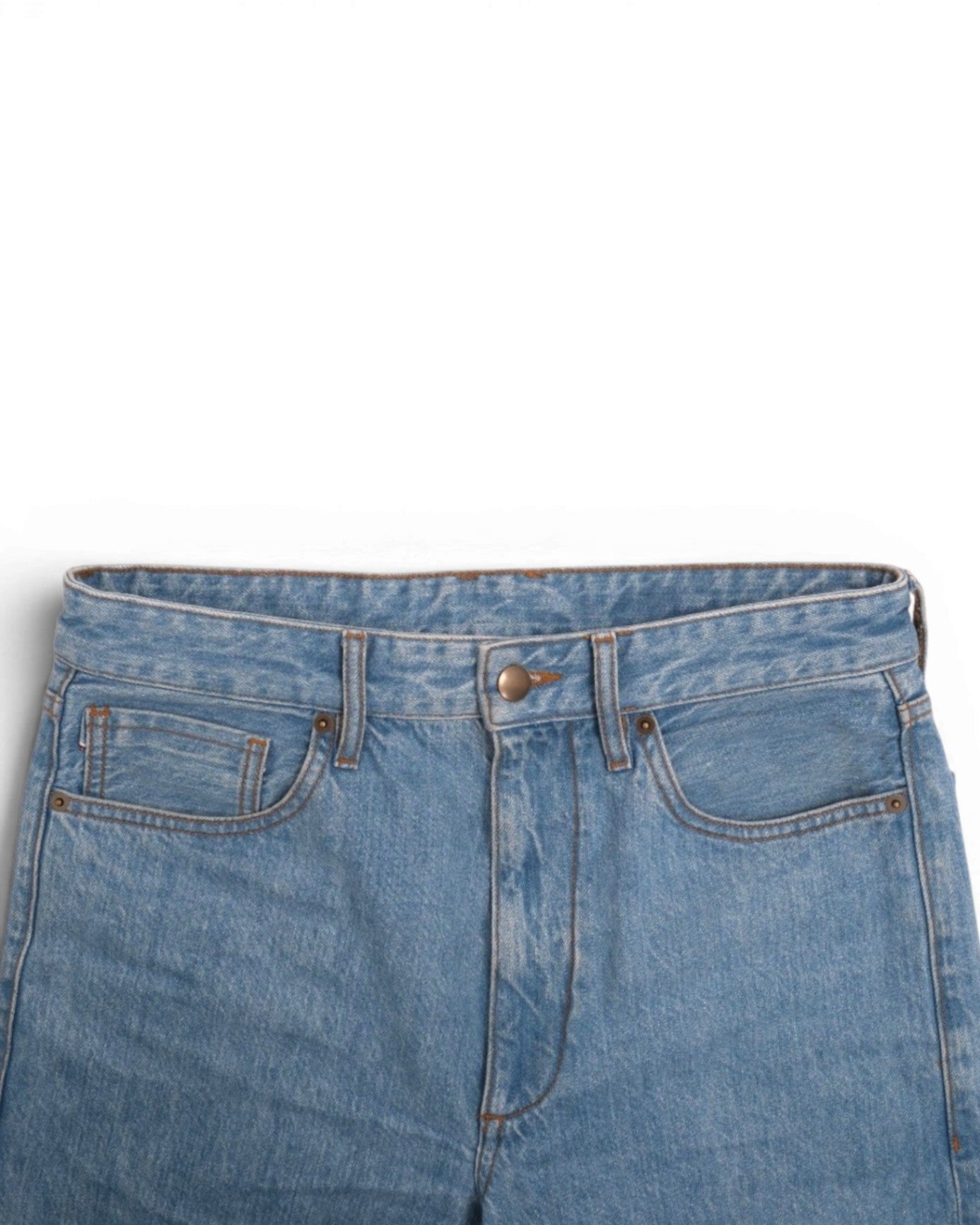 Light Blue Wash High-Rise Candiani Denim
