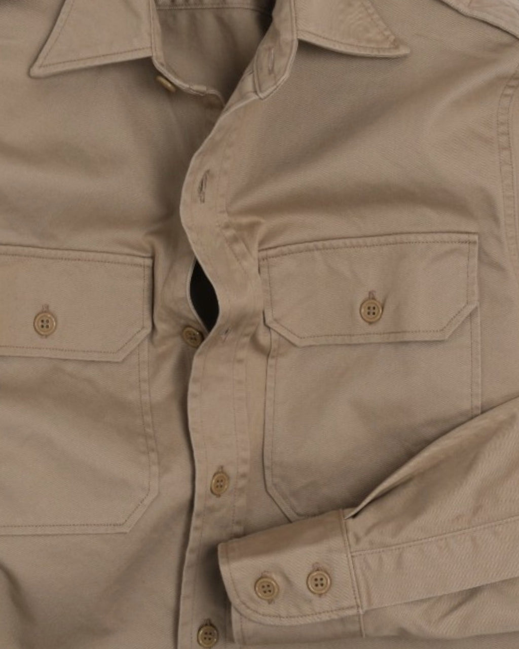 Khaki Cotton Uniform Shirt