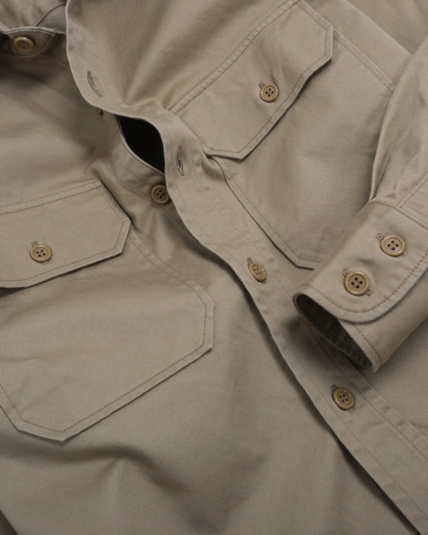 Khaki Cotton Uniform Shirt