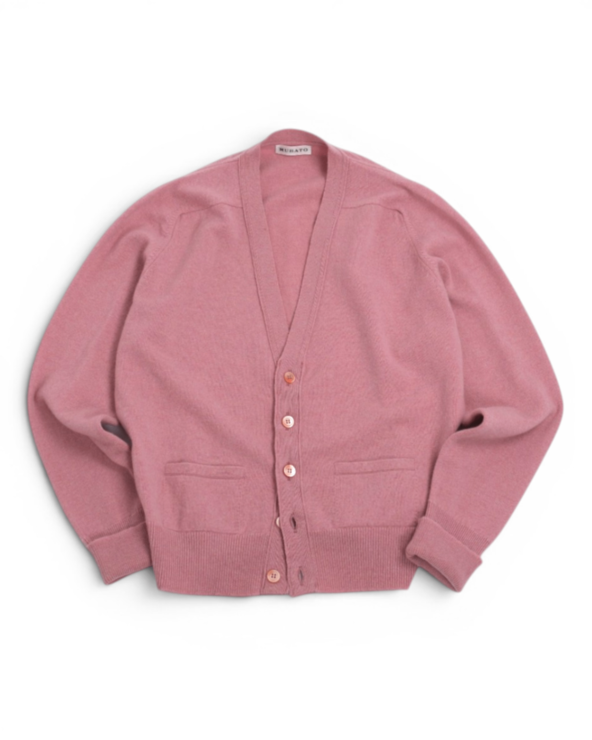 Dusty Pink Geelong Lambswool Cardigan