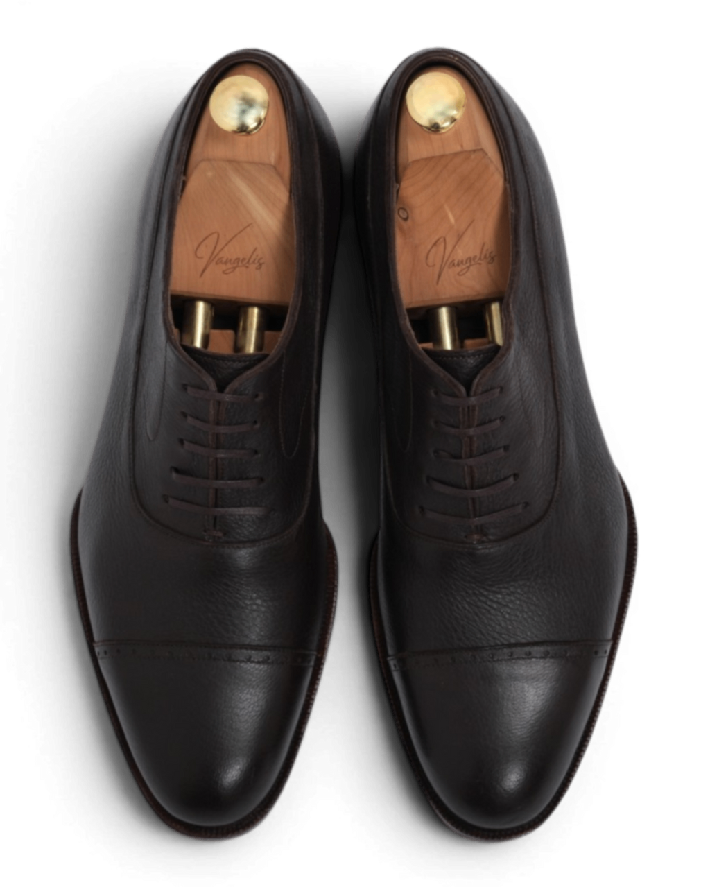 Punched Balmoral Cap-Toe Oxford