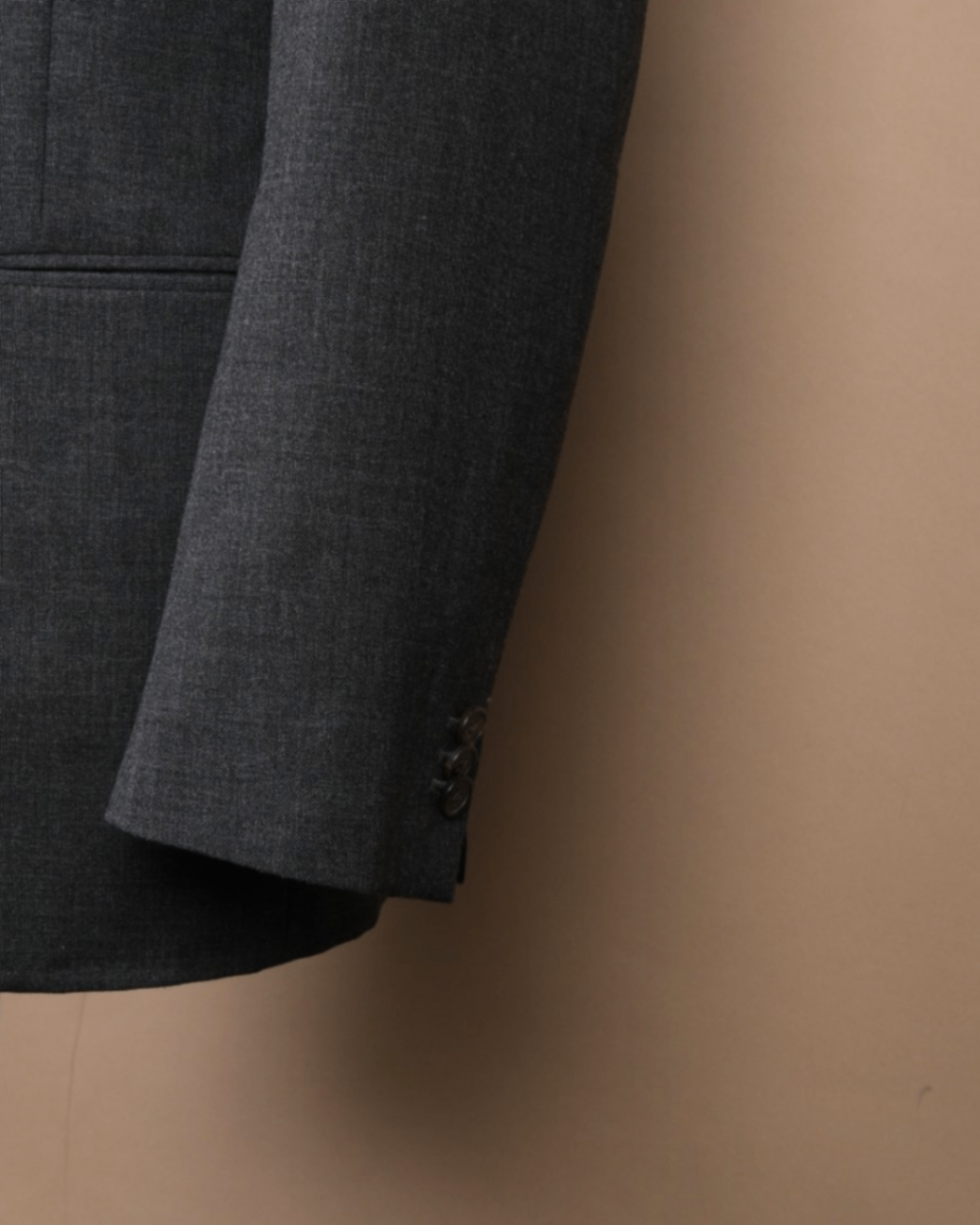 Charcoal "Fox Air" Tropical Wool Suit