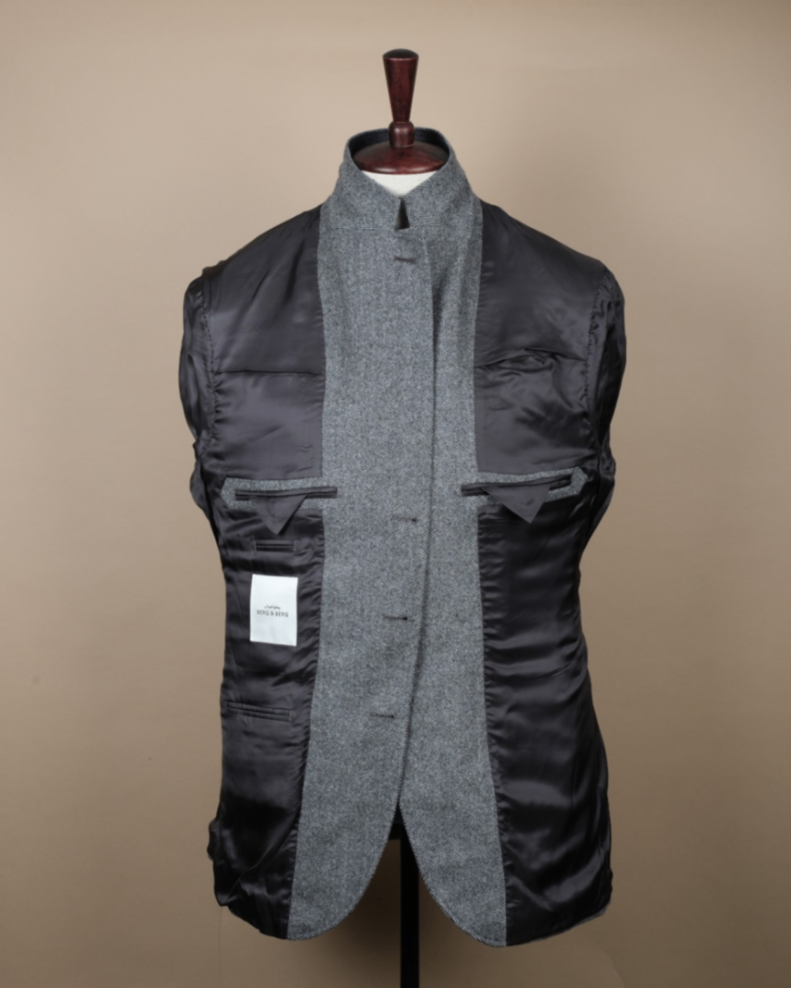 Herringbone Wool/Cashmere Sports Jacket