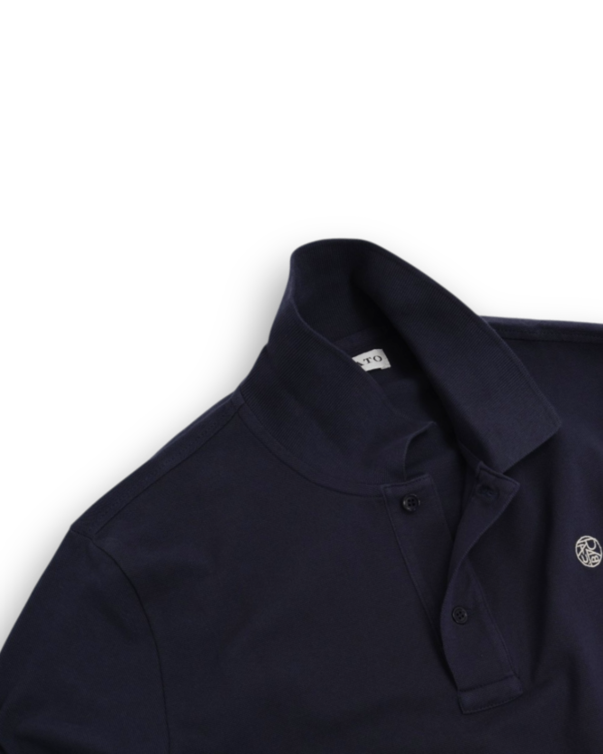 Navy Pique Polo