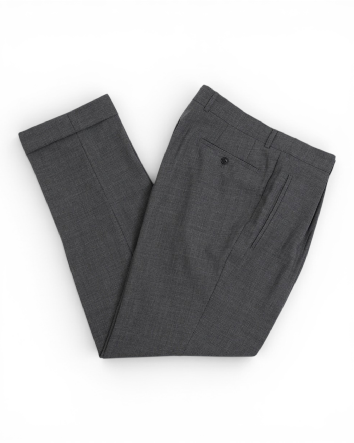 Grey Merino Wool Trousers