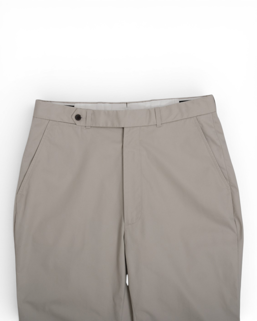 Stone Beige Cotton Chinos