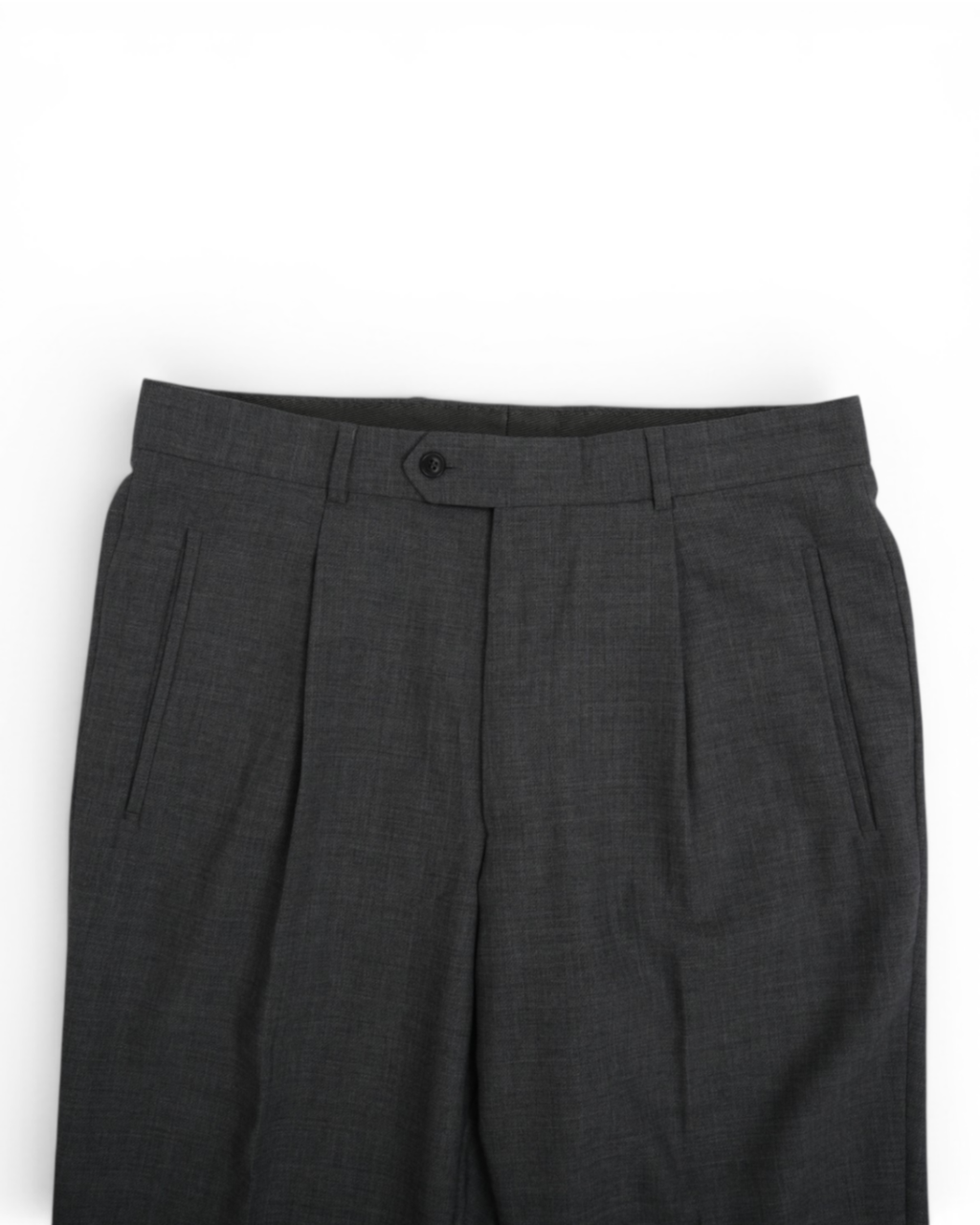 Grey Merino Wool Trousers