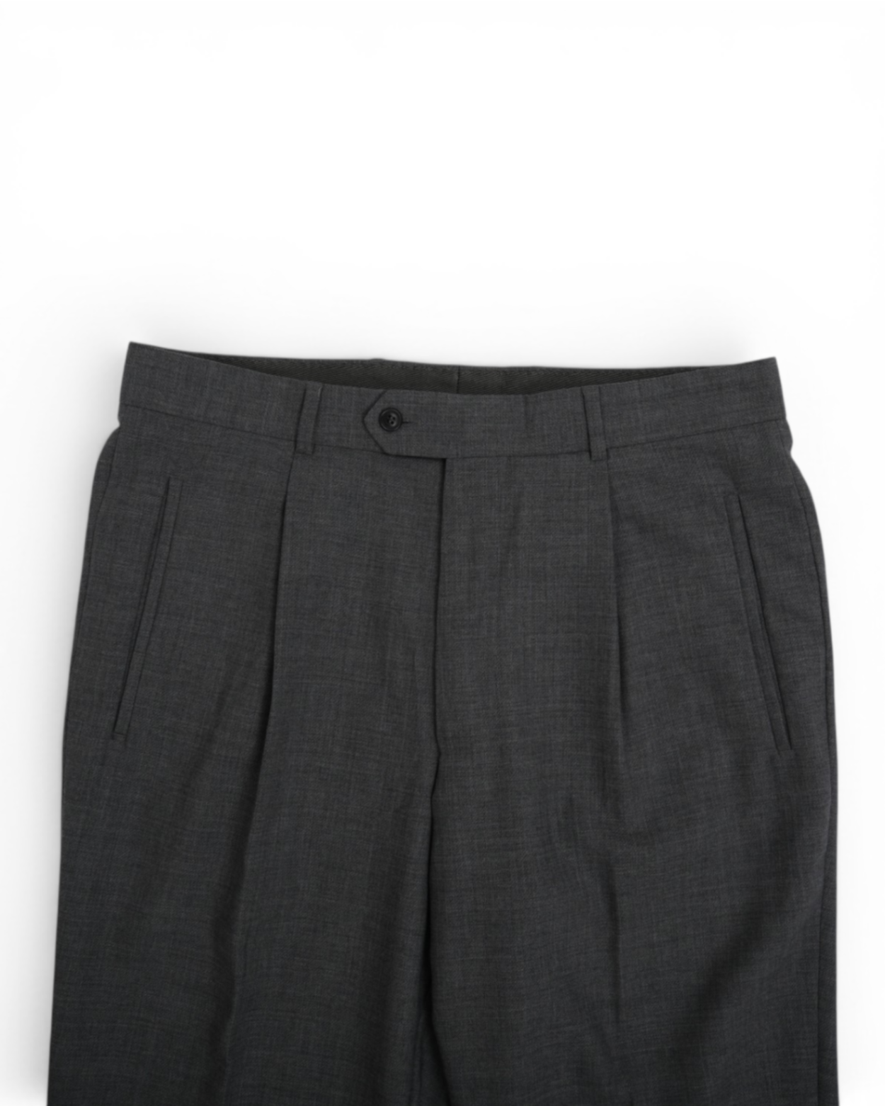 Grey Merino Wool Trousers