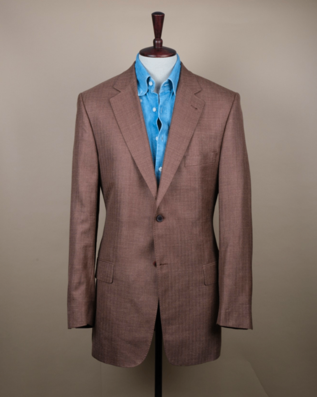 Brown Melange Loro Piana Wool Sports Jacket