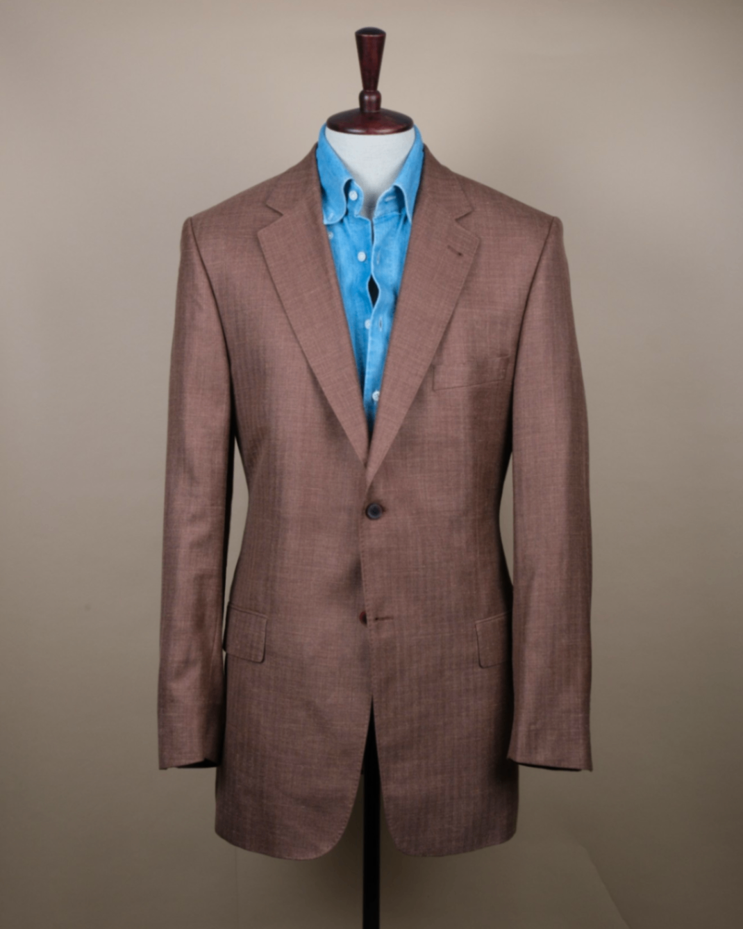 Brown Melange Loro Piana Wool Sports Jacket