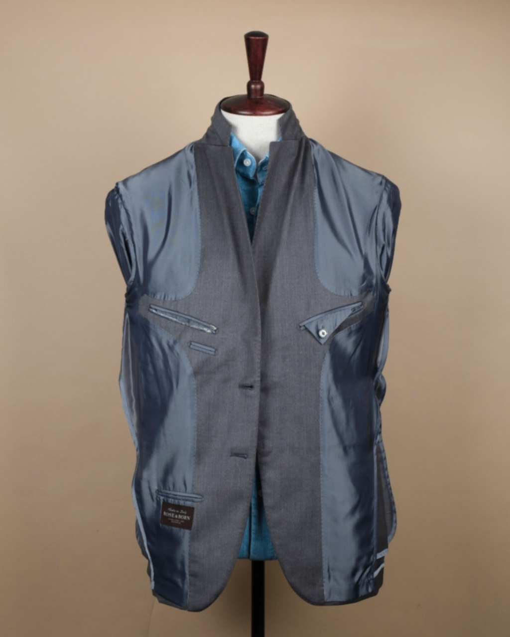 Charcoal Virgin Wool Super 110´s Suit Jacket