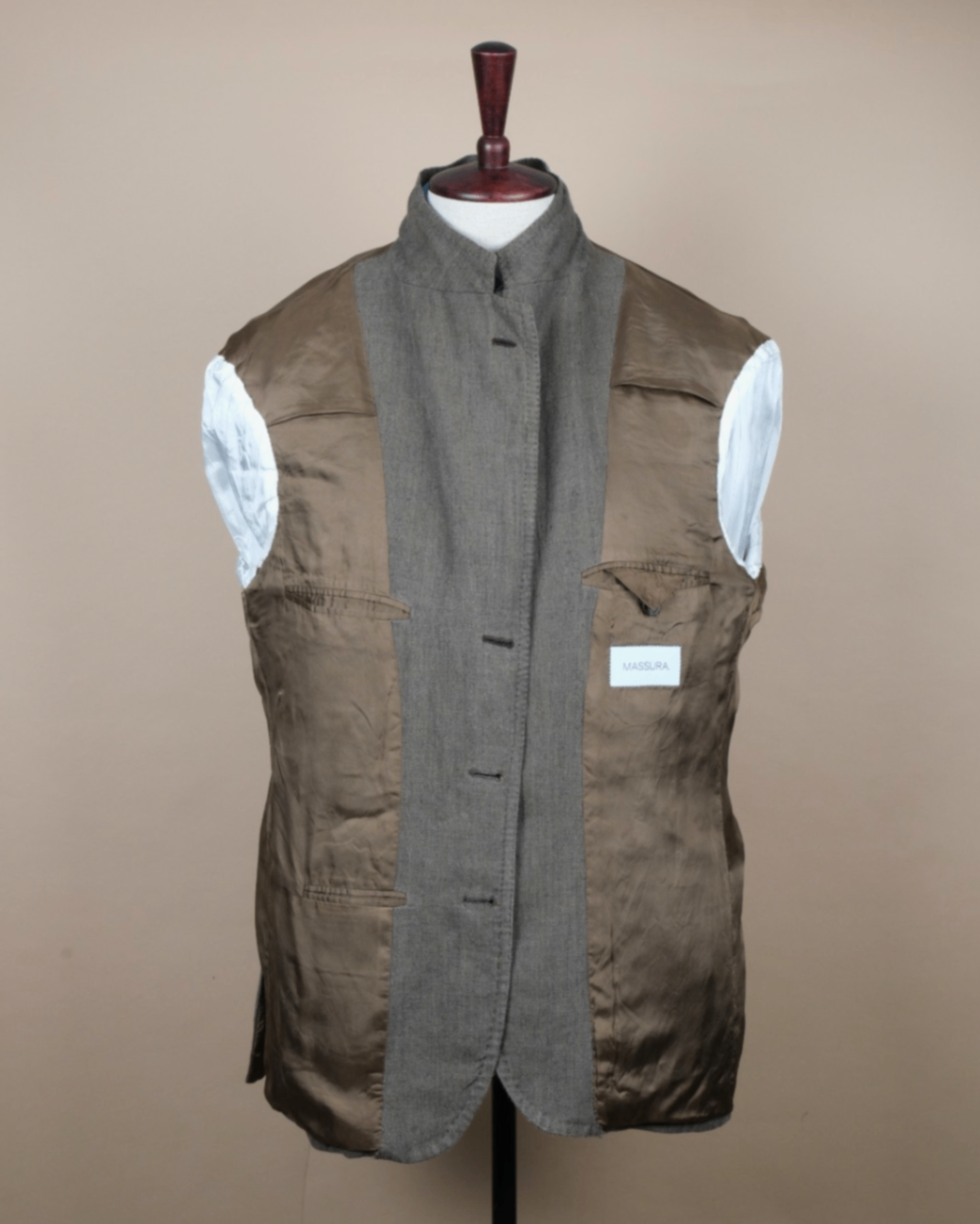 Muted Moss Anglo-Italian Silk/Linen Sports Jacket