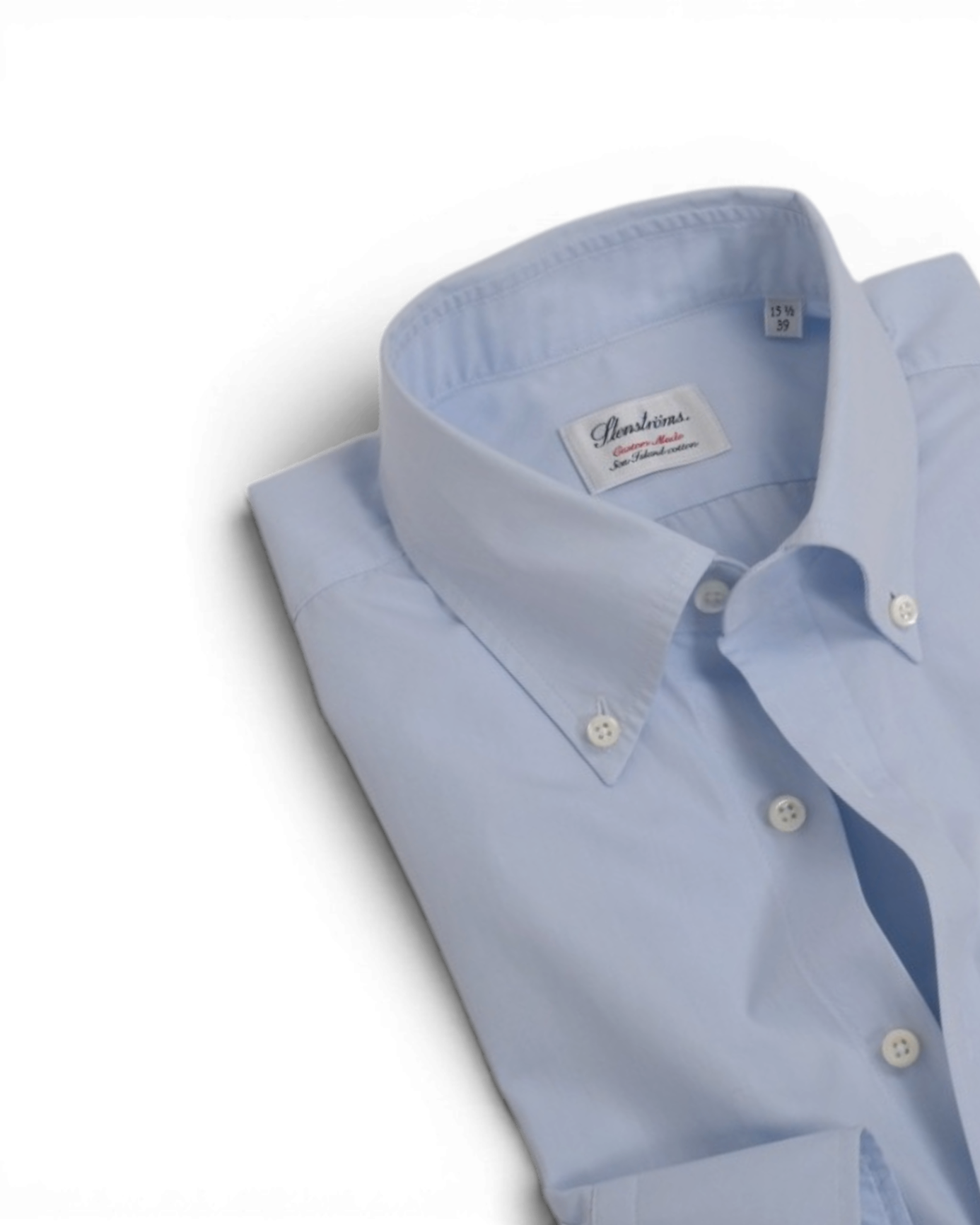 Powder Blue Sea Island Cotton BD. Shirt