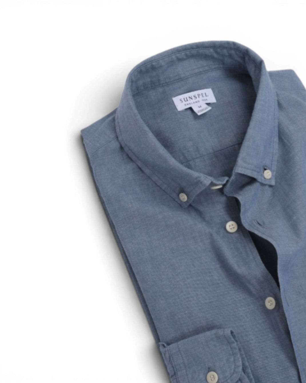 Mid-Blue Chambray BD. Shirt