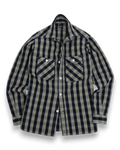 Indigo/Cream Checked 7,5oz Work Shirt