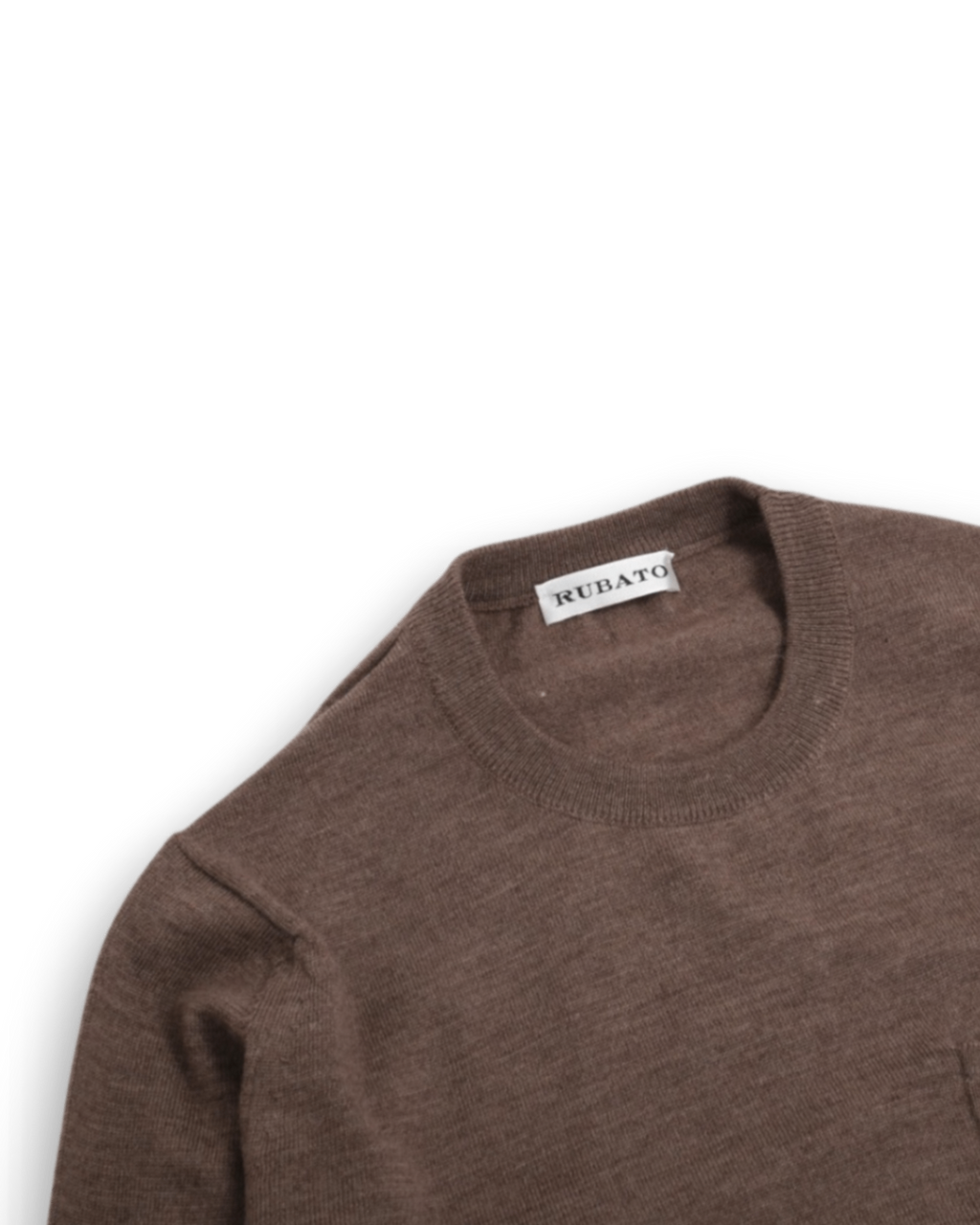 Taupe Merino Crewneck