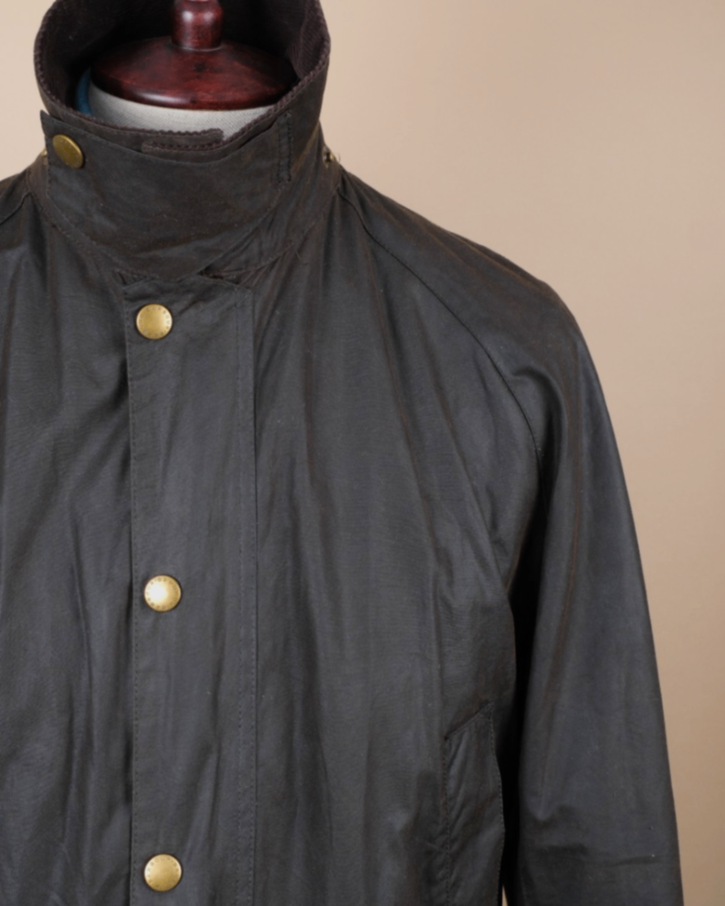 Olive Waxed Ashby Jacket
