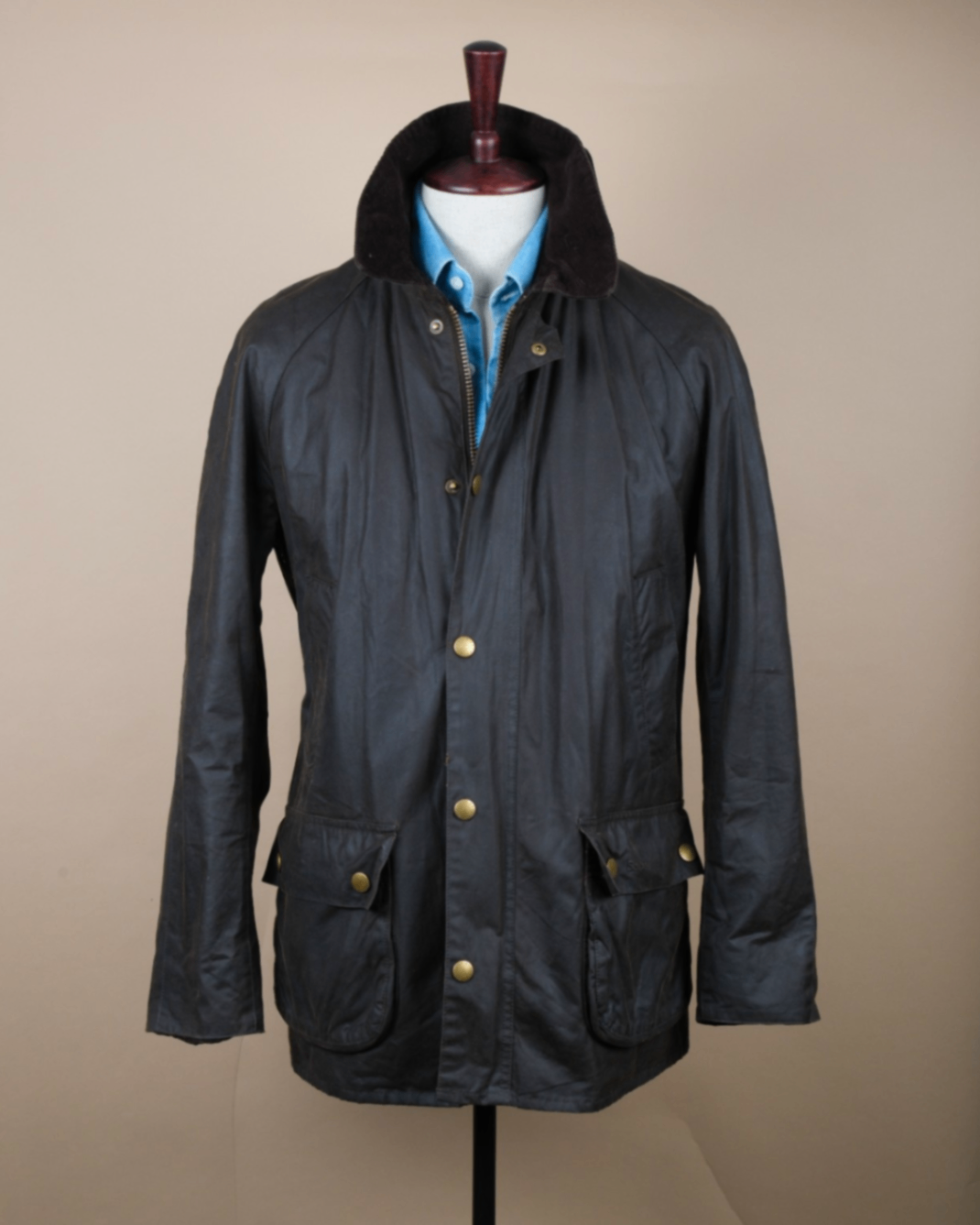 Olive Waxed Ashby Jacket