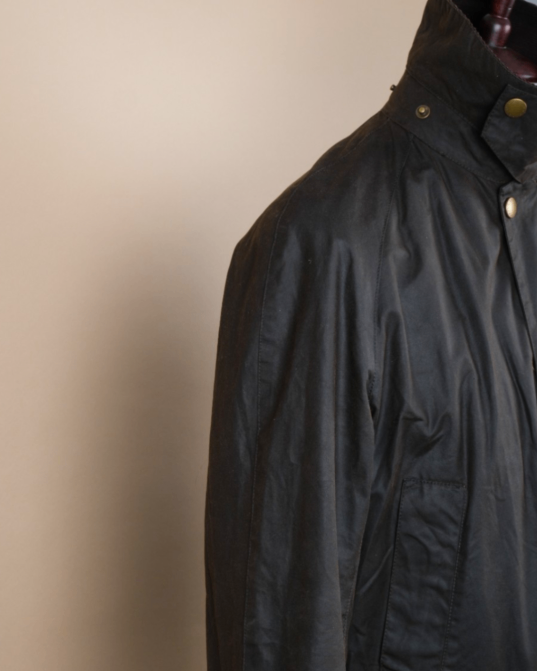 Olive Waxed Ashby Jacket