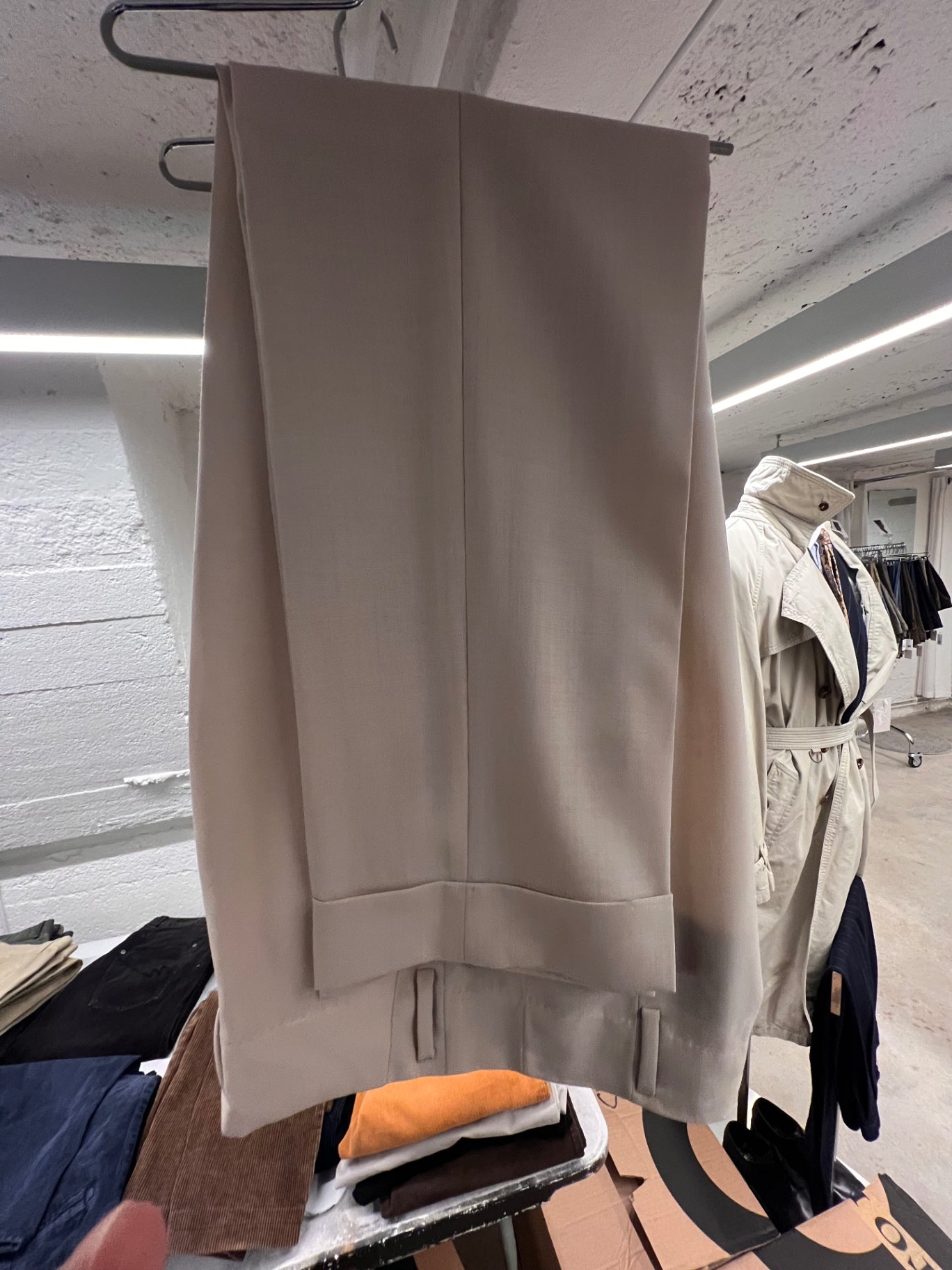 Light Beige Hollywood Trouser
