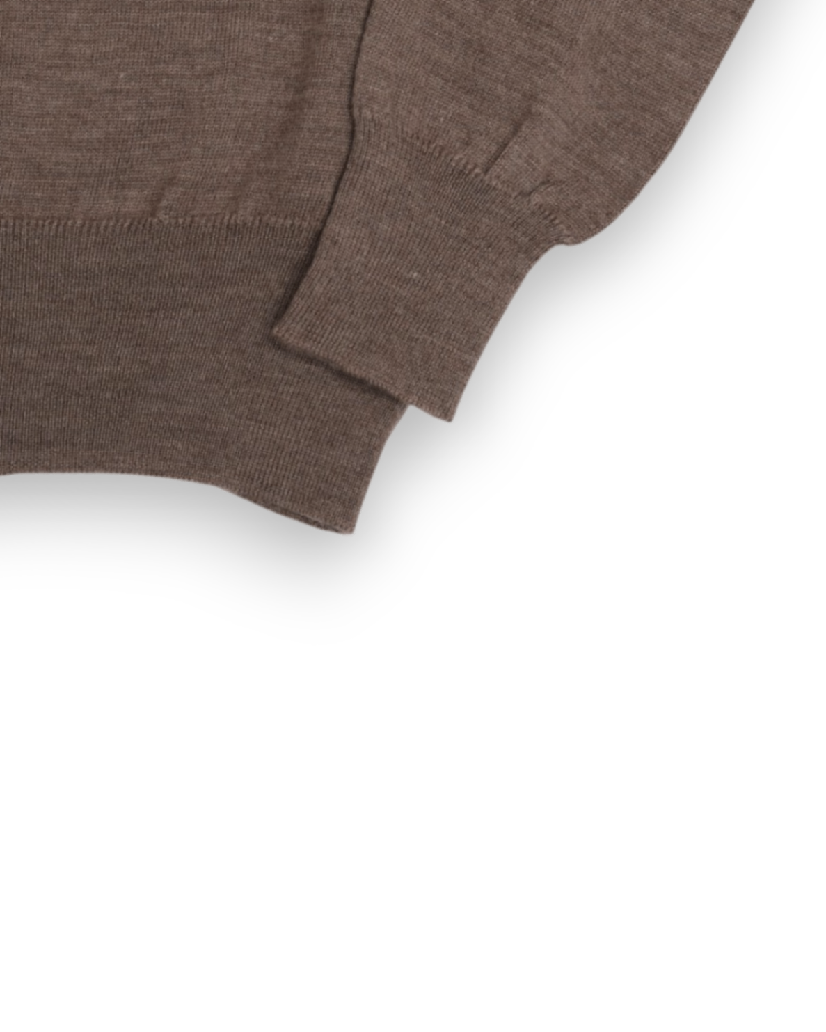 Taupe Merino Crewneck