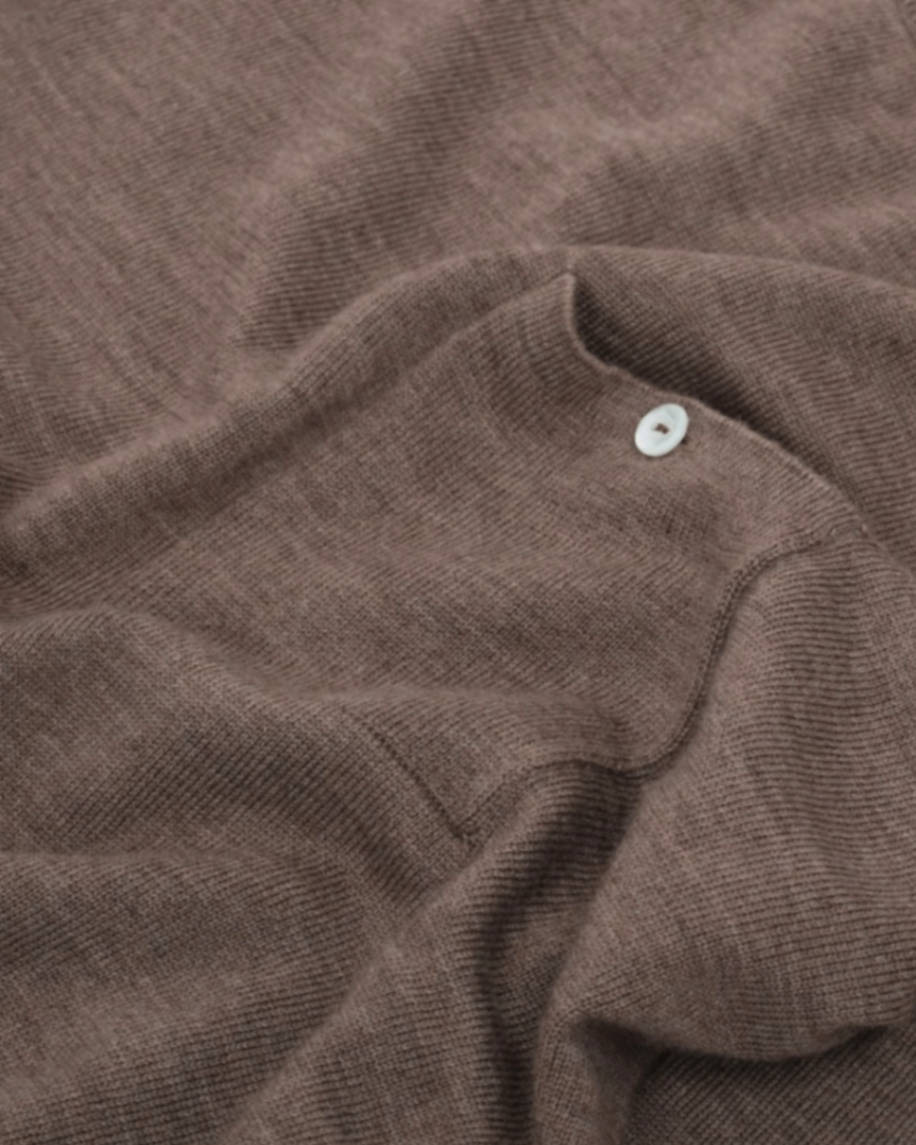 Taupe Merino Crewneck