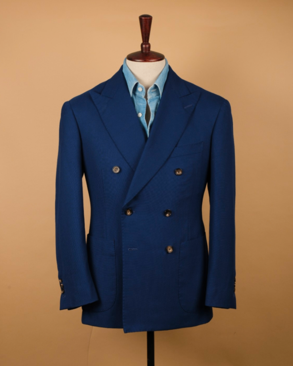 Blue Harrisons Hopsack DB. Sports Jacket
