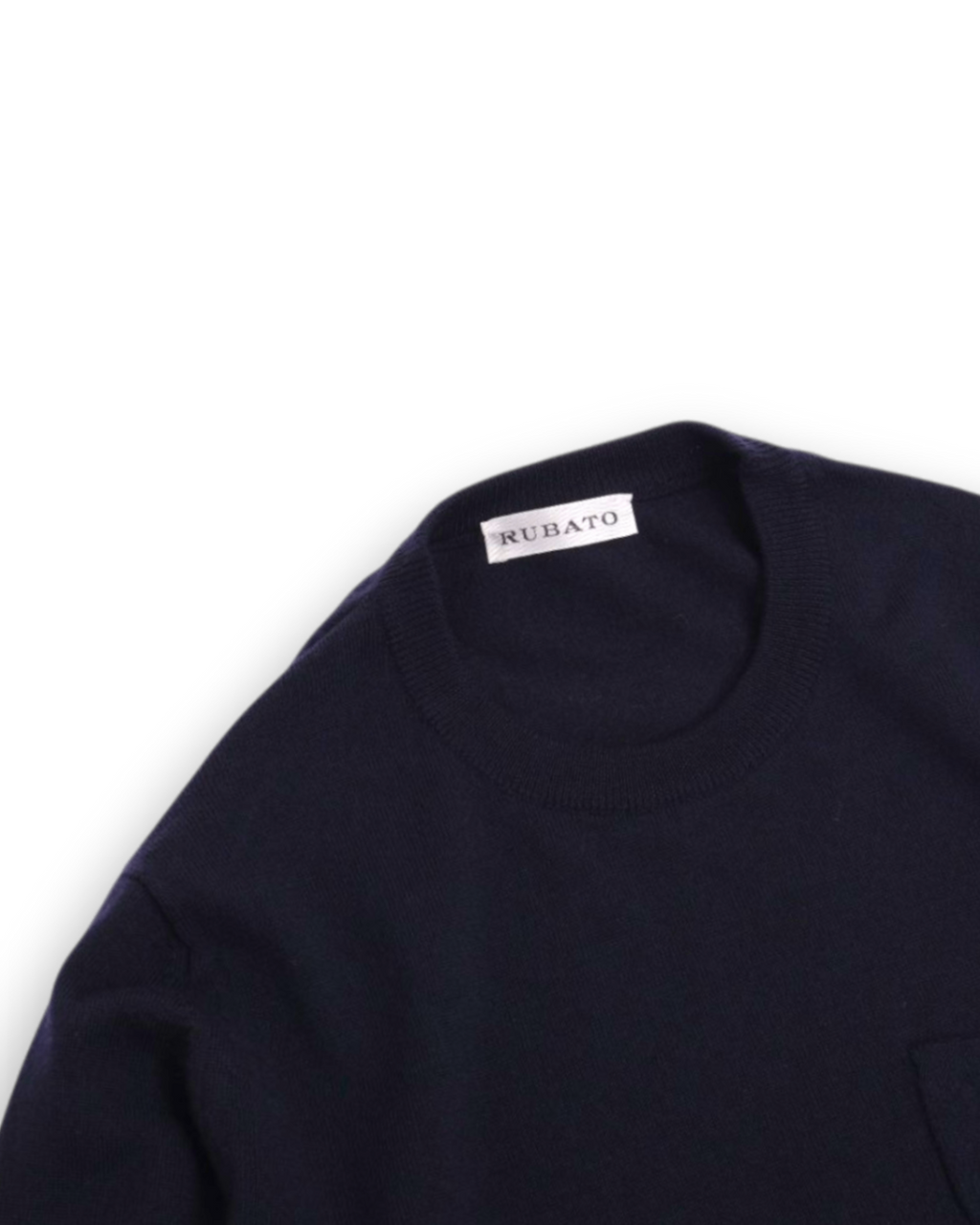 Navy Merino Crewneck