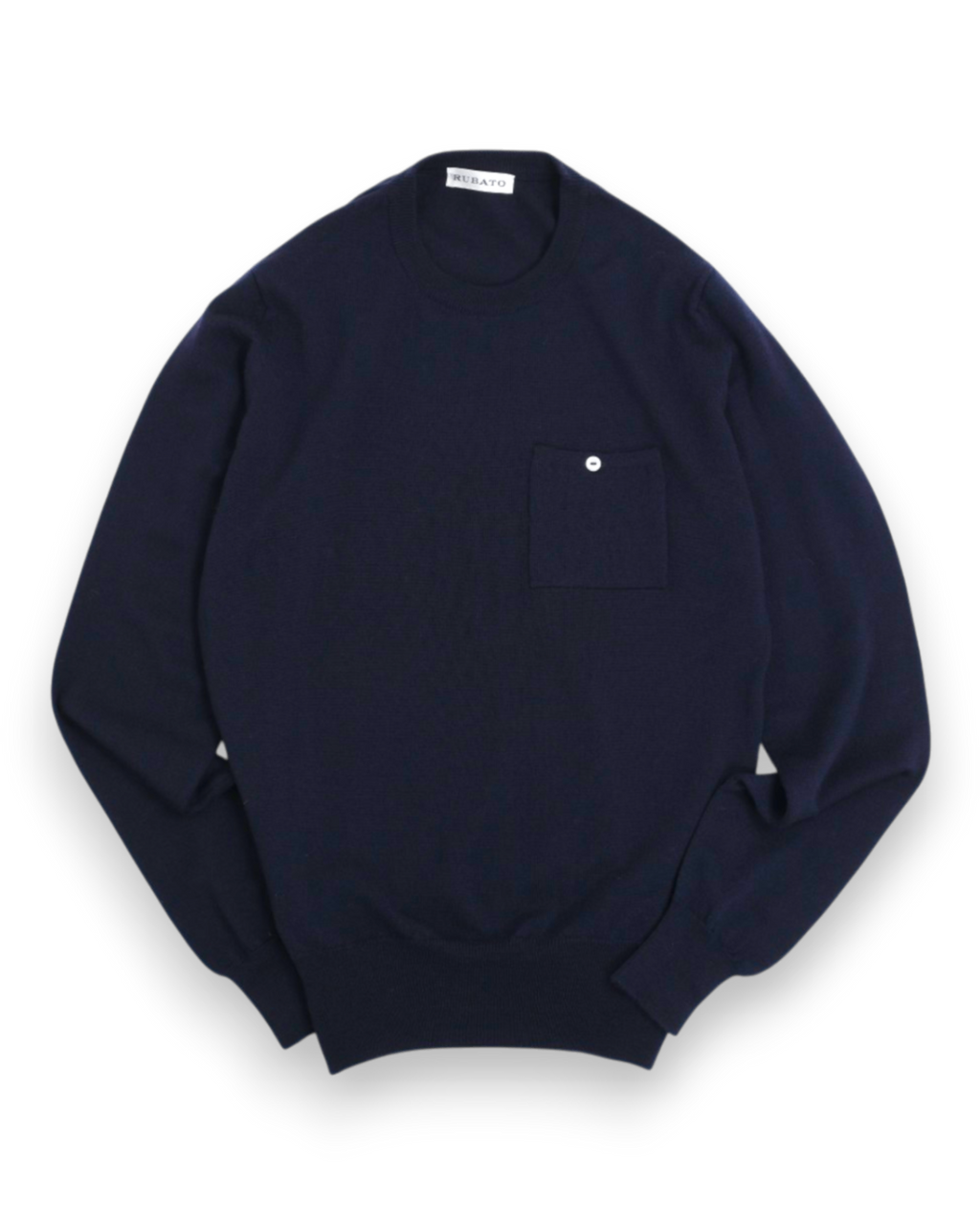Navy Merino Crewneck
