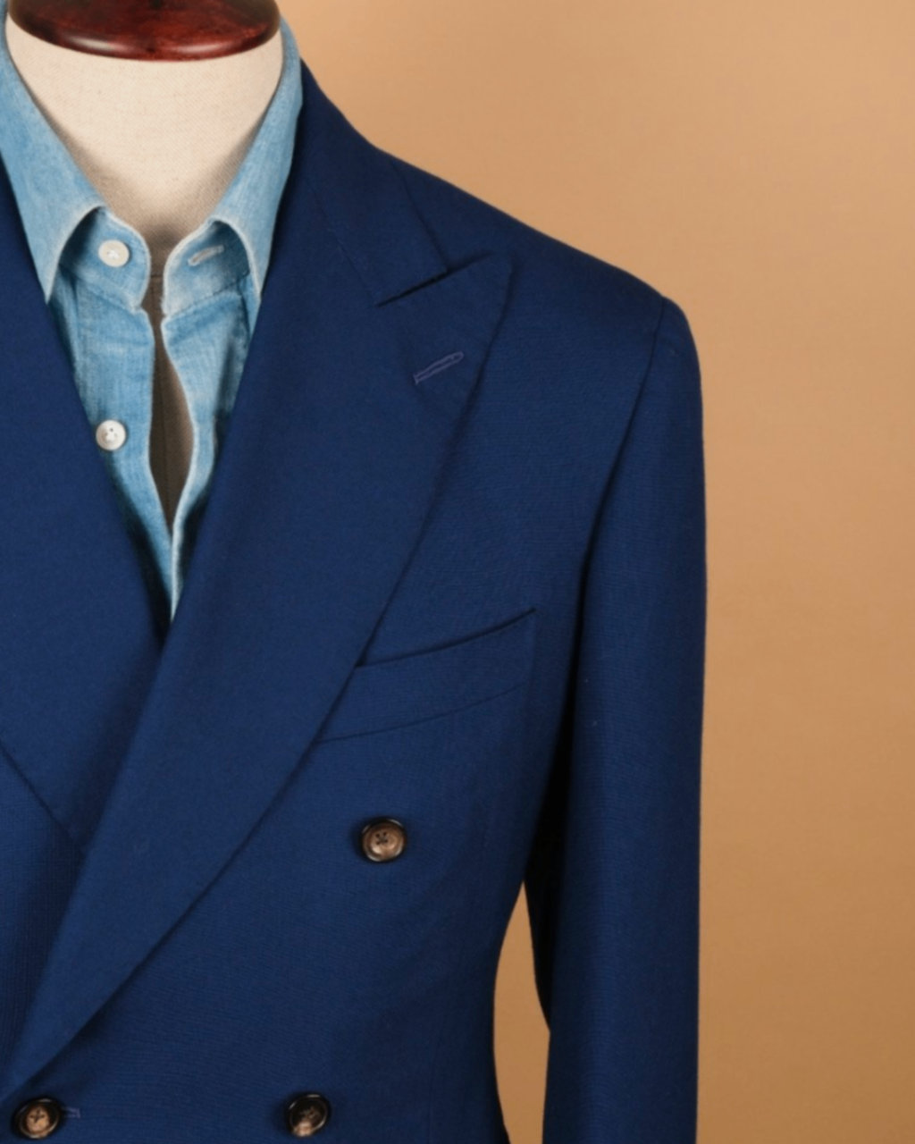 Blue Harrisons Hopsack DB. Sports Jacket
