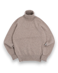 Fawn Geelong Lambswool Rollneck
