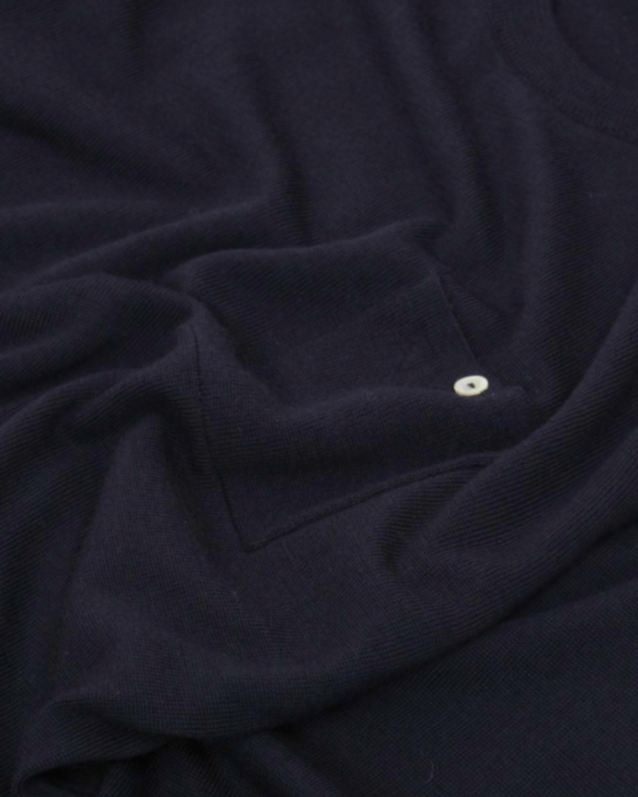 Navy Merino Crewneck