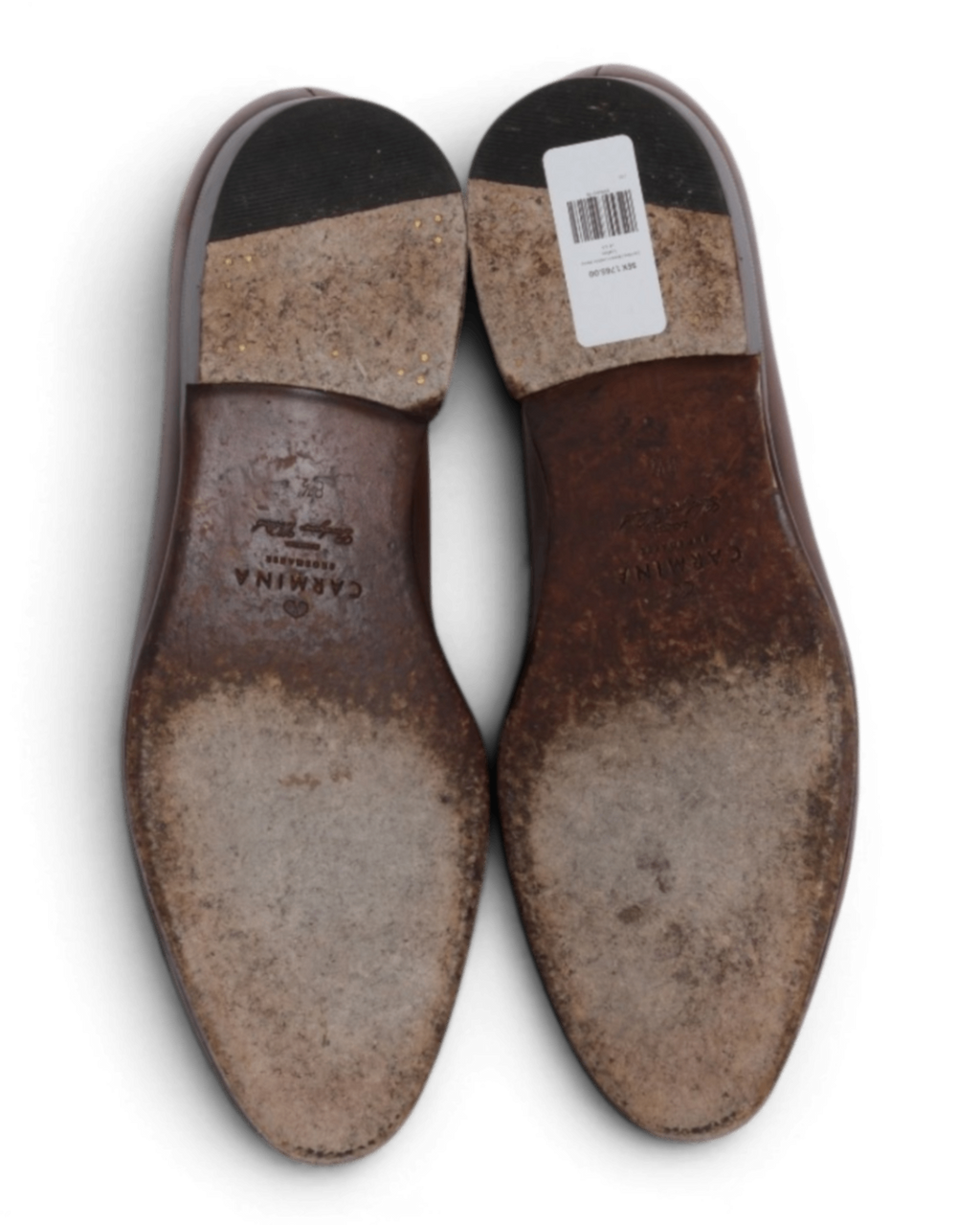 Natural Patina Leather Penny Loafers