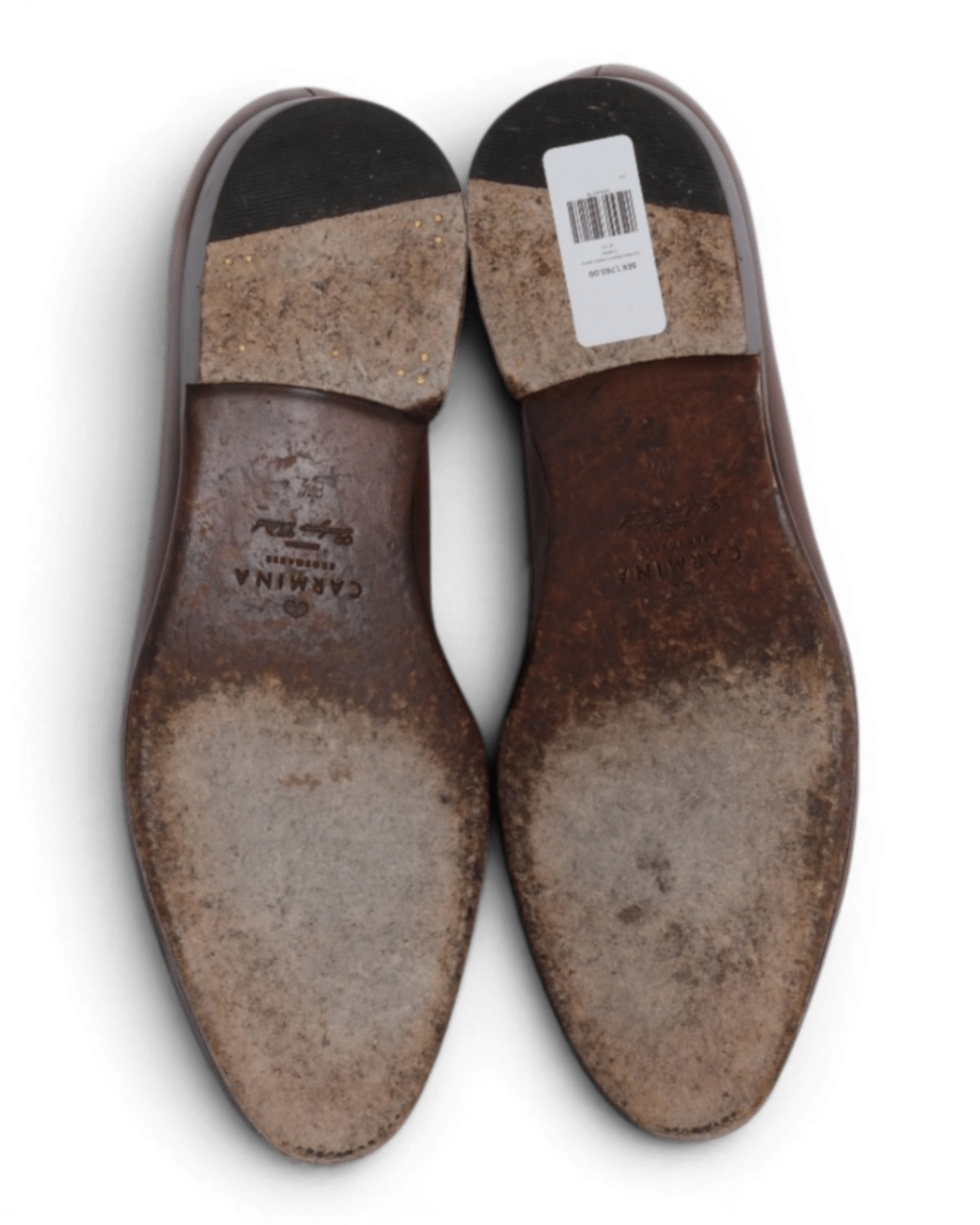 Natural Patina Leather Penny Loafers