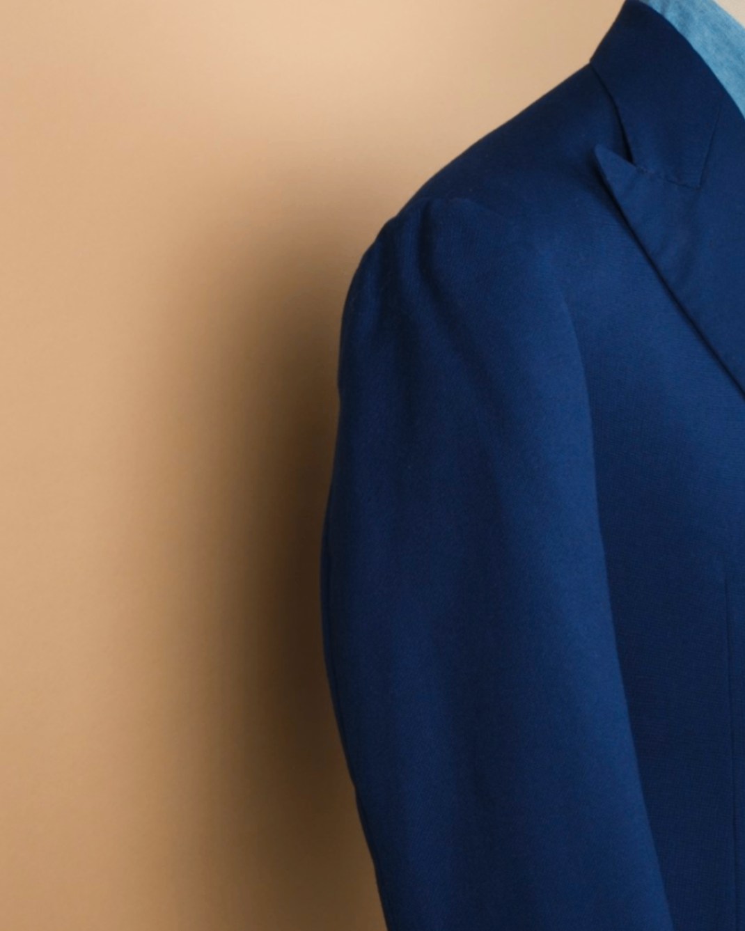 Blue Harrisons Hopsack DB. Sports Jacket