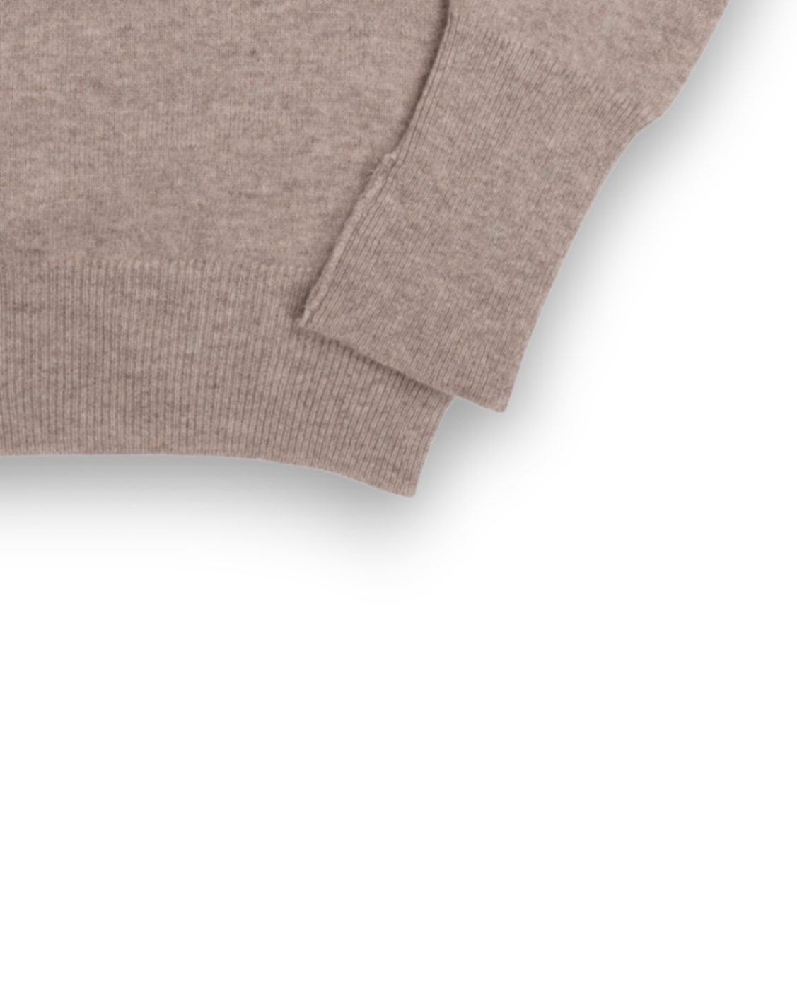 Fawn Geelong Lambswool Rollneck