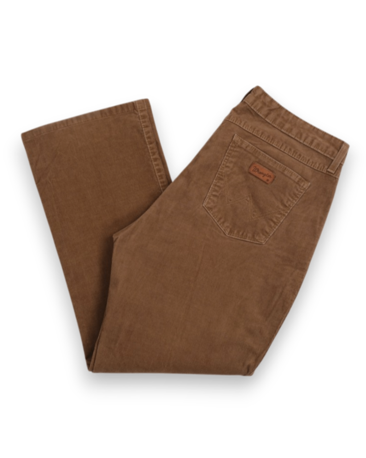 Brown Corduroy Bootcut Trousers