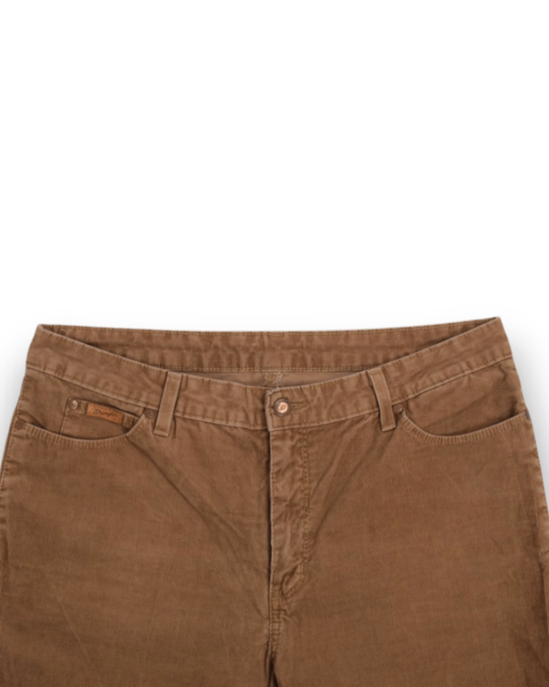 Brown Corduroy Bootcut Trousers