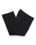 Anthracite Flannel Wool Bootcut Trousers