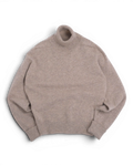 Fawn Lambswool Rollneck
