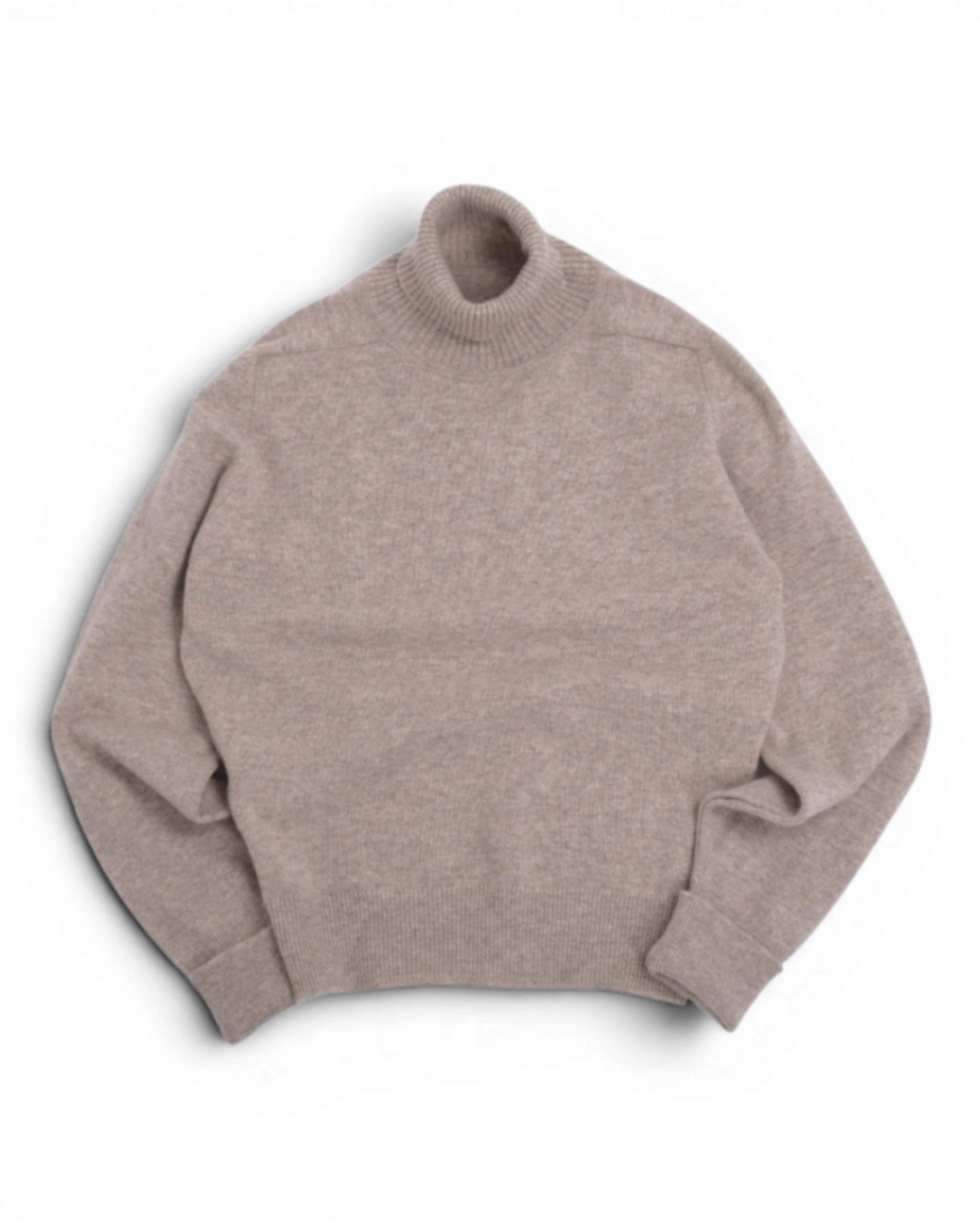 Fawn Lambswool Rollneck