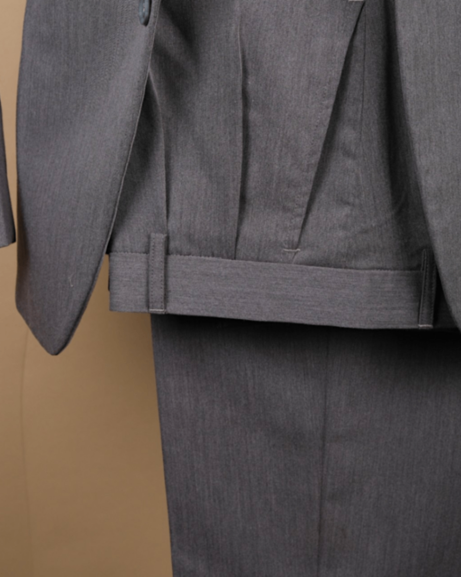 Mid Grey Wool Suit